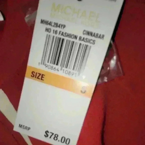 - NWT MICHAEL KORS CINNIBAR BLOUSE - Picture 3 of 4
